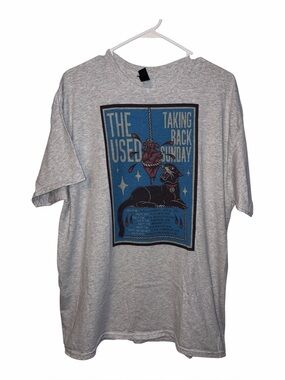 The Used and Taking Back Sunday's 2024 Tour GraphicT-Shirt Size XL New Emo